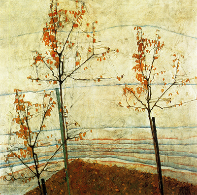 Autumn Trees Egon Schiele